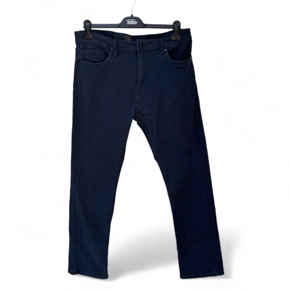 Jachs Men’s‎ Mid Navy Straight Fit Stretch Traveler Pant 36/32 - Picture 3 of 8